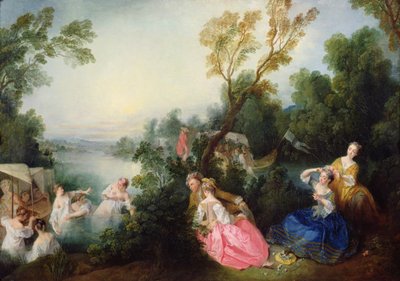 The Pleasures of Bathing by Nicolas Lancret